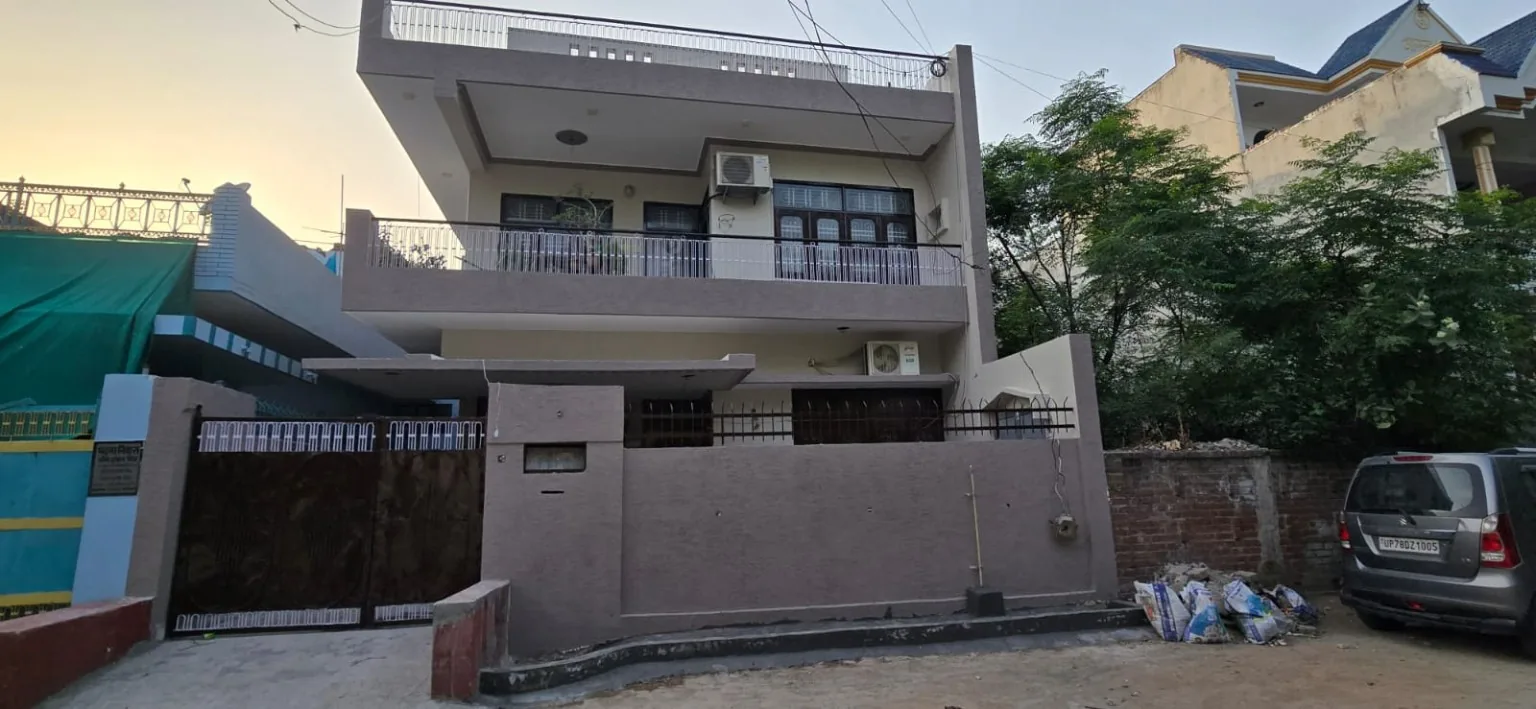 After house exterior repaint
